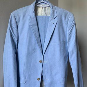 Topman Light Blue Suit 40R